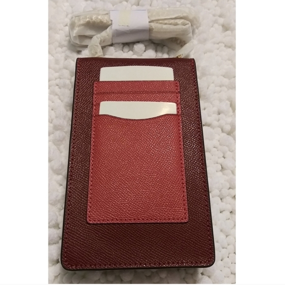 NWT Coach North/South Phone Crossbody in Colorblock - Picture 5 of 6